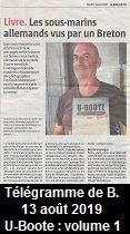 Le Télégramme de Brest, 13 August 2019