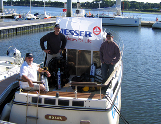 The team aboard Moana