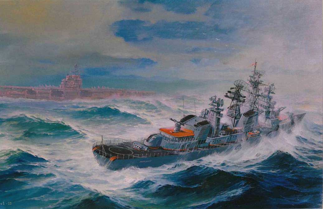 Le destroyer russe Smetliviy