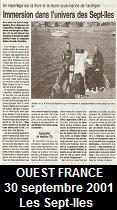 Ouest France, 30 septembre 2001