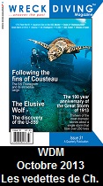 Wreck Diving Magazine, Octobre 2013
